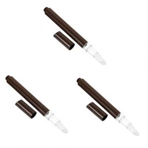 IWOWHERO 3pièces Bouteille De à Avec Pinceau Stylo Huile Cuticule Rechargeable Pour Maquillage Et Soins Conteneur Vide Pour Gloss à (Langeriy, neuf)