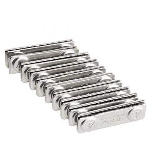 ENET 10 x Aimant de Carte Magnétique Fort Support d'identification Badge de Nom 45mm x 13mm (E-NETTECH, neuf)