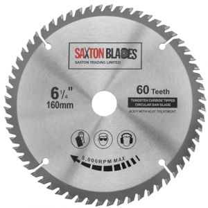 Saxton - Lame de scie circulaire 160mm x 20mm x 60T pour Festool TS55 Bosch Makita etc (saxton trading, neuf)