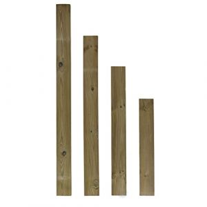 Planche de construction en bois de pin imprégné - 20 x 85 mm - Longueur : 60 cm (Holzmarkt Riegelsberger, neuf)