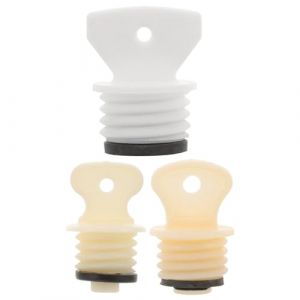 KOMBIUDA Lot de 3 bouchons de bouillotte pour d'eau chaude - Bouchon pour d'eau chaude - Capuchons de - Accessoires en caoutchouc (Busk Sunset, neuf)