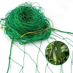 jiuzcare Filet à Plantes Grimpantes 1.8*1.8M Treillis Jardin Filet Support Plante Grimpante Filet PotagerTreillis Jardin Filet avec Grande Mailles Filet à Ramer pour Récolte Concombres, Tomate [Vert] (MASTER KUDO, neuf)