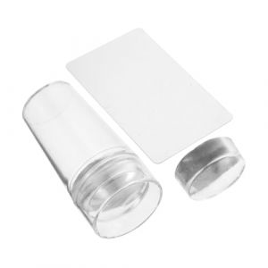 VICASKY Kit De Tampons à Ongles Et Grattoir Pour Manucure Accessoires De Nail Art Outils Pour Imprimer Motifs Uniques Sur Ongles (Micanties, neuf)