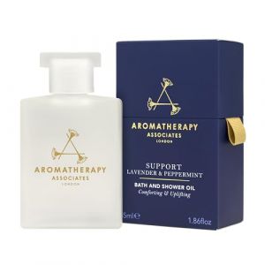 AROMATHERAPY ASSOCIATES Huile Bain & Douche Lavande et Menthe Poivrée Support, 55 ml (Aromatherapy Associate, neuf)