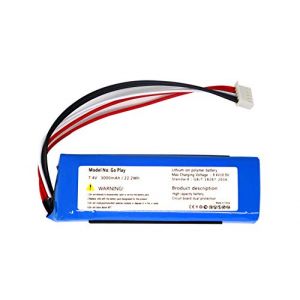 WYGUO CP-HK06 GSP1029102 01 Go Play Remplacement de la Batterie du Haut-Parleur pour Harman Kardon Go Play Mini Portable Bluetooth Speaker(7.4V 3000mah 22.2Wh) (ONLYGUO, neuf)