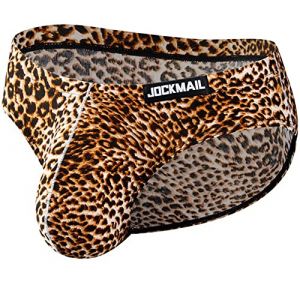 Faringoto Slip de bain pour homme imprimé léopard, léopard, XL (Faringoto, neuf)