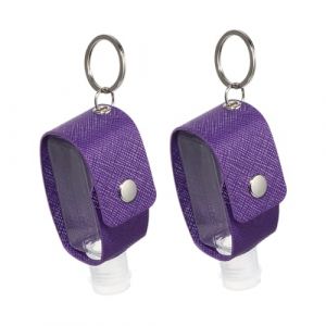 CALLARON Lot De 2 Flacons De Parfum De Voyage Housse De Protection En Pu De Rangement En Pu Conteneur Et Housse De Bouteille Bouteille Rechargeable Bouteille De Rangement (Raindrops On Roof, neuf)
