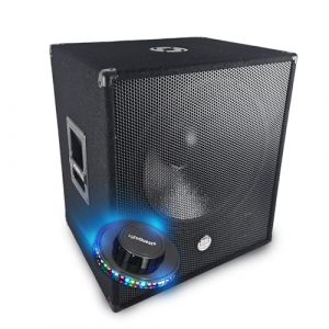 Caisson de Basse Subwoofer 18" Passif BM Bmsonic BMS-SUB18-P - 1000W Max - Boomer 46cm - Speakon + Jack 6,3 mm + Light LED (SONO-ENERGIE, neuf)