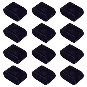 PH PandaHall 12pcs Coussin pour Montre, Coussin en Cuir avec Velour pour Présentation 72x44x35mm Noir Coussin Bijoux Présentoir pour Rangement et Collection de Montre (PandaHall FR, neuf)