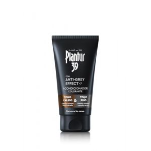 Plantur 39 Anti-Grey Après-shampooing colorant 1 x 150 ml - Avec effet de repigmentation - Conditioner pour cheveux bruns plus foncés - Couvre les cheveux blancs en douceur et apporte une brillance (DocMorris Spain, neuf)