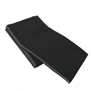 Vaguelly Tapis de Nettoyage Jetable pour Tatouage 125 Pi&egrave;ces, Double Couche Imperm&eacute;able, Nappe &Eacute;paisse Noire, Accessoires Professionnels pour Salon de Tatouage et Manucure (Bustling Xin, neuf)