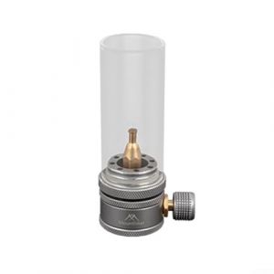 Sisinkal Mini lampe à gaz de camping, lanterne de tente, lampe en alliage d'aluminium, luminosité réglable, pour extérieur, randonnée, pique-nique, aventure, portable, légère, à visser, compatible (frontowner, neuf)