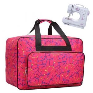 JanTeelGO Sac pour Machine à Coudre, Sac pour Machine à Coudre Housse imperméable pour Machine à Coudre Portable et léger - 46 x 32 x 23cm (Rouge, Grand) (JanTeel Direct-EU, neuf)
