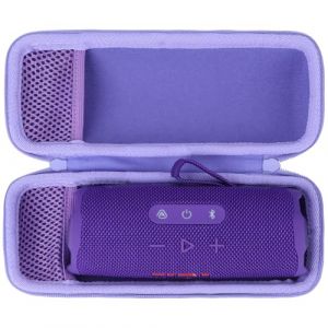 Lebakort Dur &Eacute;tui Housse Cas Compatible avec JBL Flip 7, 6, 5, 4 Enceinte Bluetooth Portable (Violet) (Lebakort-EU, neuf)
