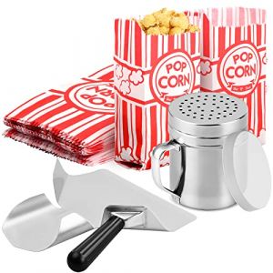 Ensemble de Pop-Corn, Cuill&egrave;re &Agrave; Pop-Corn Et Sali&egrave;re Sacs &Agrave; Pop-Corn en Vrac, Outils Bo&icirc;te De Friandises De Pop-Corn pour Maison Cuisine Th&eacute;&acirc;tre Film Outils Fournitures (elitecran, neuf)