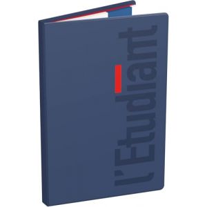 LECAS - Agenda Semainier de Poche L'Etudiant - Dimension 10 x 15 cm - Août 2025 à Août 2026 - Couverture PVC Bleu (Papeterie Libellus, neuf)