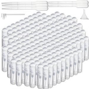 ASelected Lot de 100 Echantillon Parfum Vide Spray 3ML Mini Flacons Vaporisateurs en Plastique Transparent, Flacons Vaporisateurs Vides de Voyage Transparents Portable Flacons Atomiseurs (ASelected, neuf)