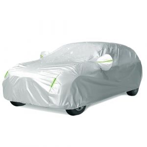 BEXITA Bâche Voiture Extérieur Étanche Doublure en Coton Housse de véhicule Bache Automobile Anti-Rayures Protection UV Durable Universelle pour Hatchback; Taille S: Max380cm (Bexita Direct, neuf)