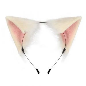 CQEAZ Adorable serre-tête en forme d'oreille de renard pour cosplay, personnage d'anime, bandeau polyvalent pour jeux de rôle pour adolescents (feiqishuo, neuf)