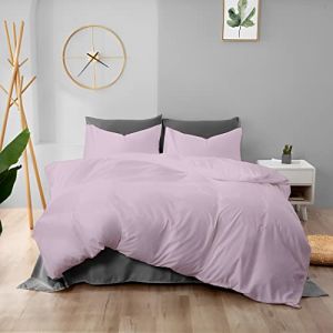 WYFKYMXX Housse de Couette imperm&eacute;able Doux et Confortable Prot&egrave;ge Couette imperm&eacute;able hypoallerg&eacute;nique &eacute;tanche Waterproof Duvet Protector (Rose, 140 x 200 cm) (SAJYSM, neuf)