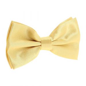 cravateSlim Noeud Papillon Jaune pale - Noeud Papillon Homme Couleur Uni - Accessoire Chemise et Costume - Mariage, Cérémonie (cravateSlim FR, neuf)
