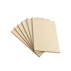 [Plus &Eacute;pais] Artificer 6 x A5 Contreplaqu&eacute; 6mm - 148 x 210mm Plaque Bois de Tilleul, Feuille de Bois Brut Balsa, Plaque Contreplaque pour Gravure Laser, Maquettes, Pyrogravure, DIY, D&eacute;coupe, Peinture (Artificer France, neuf)