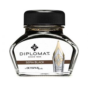 DIPLOMAT - D41001001 - Flacon d'Encre - 30 ml - Noir sépia (MyHomeBoutique, neuf)