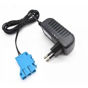 Rechange Chargeur de Batterie 12V 1A Câble de Charge 2 Mètres Compatible avec Peg Perego, Ground Force Tractor John Deere Gator XUV Polaris Outlaw Citrus RZR 900 Ride on Car (Loubeauis, neuf)