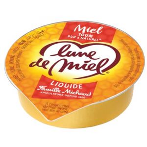120 coupelles de 20g Miel Toutes Fleurs Lune de Miel (FAMILLE MICHAUD, neuf)