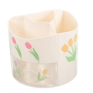 Beaupretty boite rangement boite de rangement storage box makeup brush holder stylo organisateur de stockage porte-pinceau cosmétique porte-pinceau organisateur cosmétique autocollant (lorianca, neuf)