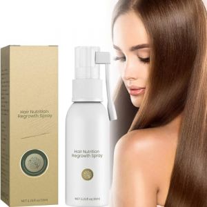 Sprays de Serum Cheveux Traitement de Repousse des Cheveux Spray épaississant Nourrissant Spray Revitalisant pour Cheveux pour Les Cheveux Fins Prévention de La Chute des Cheveux (Mman-EU, neuf)