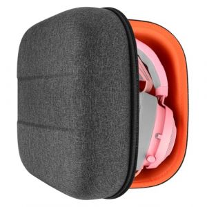 Geekria Étui de protection rigide de rechange pour casques Razer Kraken Kitty V2 Pro, Kraken 7.1 V2 USB, Kraken Pro V2, Kraken USB (gris foncé) (GeekriaDirectEU, neuf)