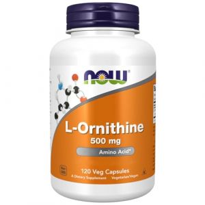 Now Foods, L-Ornithine, 500mg, 120 Capsules v&eacute;g&eacute;taliennes, Test&eacute; en Laboratoire, Acide Amin&eacute;, Sans Gluten, Sans Soja, V&eacute;g&eacute;tarien (NaturProdukte, neuf)