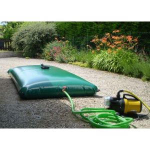 RCY Citerne Souple 15 m3 (15000L) - PVC Traité Anti-UV - pour Jardin/Vide sanitaire/Terrasse - Fabrication Française - Direct Usine (L'Usine Demains, neuf)