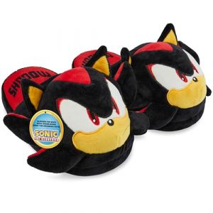 Get Trend Shadow 3D Chaussons Enfant Gar&ccedil;on, Peluche Pantoufle Chauds Maison Semelle Antid&eacute;rapante, Cosy Cadeau Gamer (31/32 EU, Noir/Multi Shadow) (Get Trend., neuf)