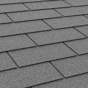 Lot de bardeaux bitumineux Trio T369GREY, Couleur Gris - Bitume toiture Timbela M369 pour Chalet de Jardin (TIMBELA&KO, neuf)