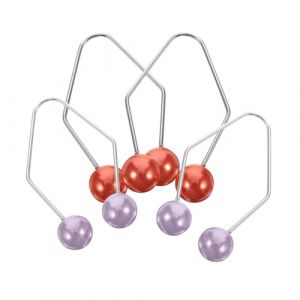 BIUDECO 2 paires Appareil Entra&icirc;nement pour Fossettes Visage Femme Confortables et Portables Mod&egrave;le Rouge pour Muscles Faciaux Facile &agrave; Utiliser (XUETN, neuf)