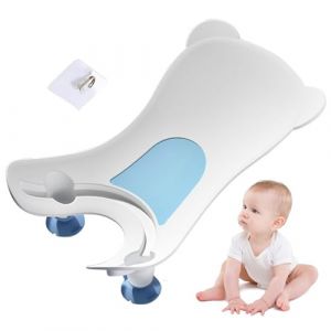 Baignoire de lavabo pour bébé avec aspiration, lavabo portable Bath bébé avec trou suspendu, outil de lavage support des fesses pour la baignoire comptoir à usage quotidien. (JianShiXianLIULANSHANGMAOYouXianGongSi, neuf)