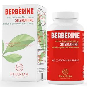 Berberine 500mg &ndash; compl&eacute;ment alimentaire berb&eacute;rine avec chardon marie silymarine &ndash; berberine perte de poids, m&eacute;tabolisme, glyc&eacute;mie &ndash; la berberine HCL 500 mg, berberina et berberine chrome (PHARMA INTEGRATORI, neuf)