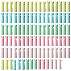 FISHSHOP Mignon Crayon Capuchon 100 pièces Plastique Capuchon de Crayon Rallonges de Protection en Plastique pour Crayons (Style 2) (FISHSHOP, neuf)