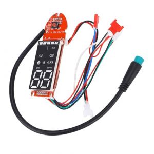 VGEBY Tableau de Bord de Scooter éLectrique, Carte de Circuit Imprimé de Remplacement de Scooter en MéTal avec Affichage Clair des DonnéEs pour L'accessoire de Scooter éLectrique d'éQuitation en (Funwehua, neuf)
