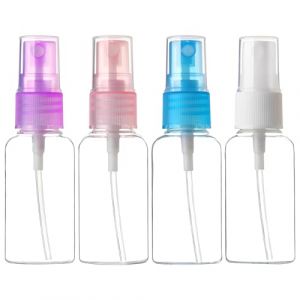 EJRUP 4 Pi&egrave;ces Flacon Spray Vide, Vaporisateur Vide,Flacon Parfum Vide, 15Ml Flacon Spray Vide, Plastique De Voyage Vide R&eacute;utilisables,Transparent Bouteille Pour Lotion, Parfum, Shampoing 4 Couleurs (Anilalowbility, neuf)