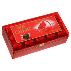 Ferrero Mon Ch&eacute;ri Praline de Chocolat, Cerise et Liqueur, 30 Pralines, 315g (distribution-pro, neuf)
