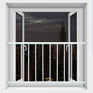 Barre de S&eacute;curit&eacute; for Fen&ecirc;tre, Fen&ecirc;tre Garde Barres, Barres de S&eacute;curit&eacute; for Portes et Fen&ecirc;tres, Barreaux de Fen&ecirc;tre, Garde-Corps de Fen&ecirc;tre for Enfants et Animaux de Compagnie (JINMEI, neuf)