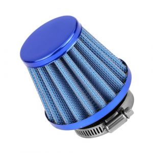 MOCNT Filtre à Air 57mm 58mm 59mm Filtre d'admission d'air de Voiture Filtre de Reniflard de Turbo Filtre d'admission d'air Froid pour Moto Filtre d'entrée d'air Filtre Bleu (Nimbalo, neuf)
