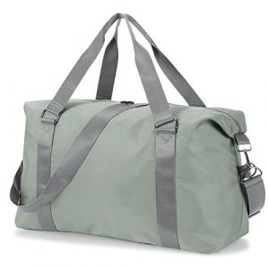 HAWEE Sac de Voyage Femme Homme 32L Grand Sac de Sport Pliable Sac Weekend Etanche Duffle Bag pour Gym Fitness Voyage Camping Natation Yoga (HAWEEDEAL, neuf)