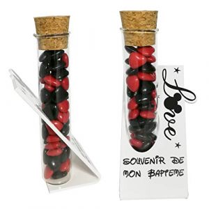 Soliflore Souvenir Baptême – Cadeau Baptême, Boite contenant à dragées – idéal pour une décoration de table thème Mickey Mouse minnie disney disneyland – existe modèle Parrain marraine (GRAVURE EVENTS, neuf)