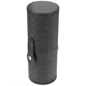 TOPPERFUN Porte-pinceau Maquillage Noir Antid&eacute;rapant Support Cosm&eacute;tique Compact L&eacute;ger Et Portable Pour Rangement Professionnel Et Voyages (Linuya, neuf)