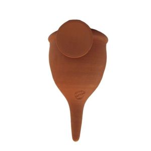 Ollas Lutton Olla Terre Cuite &agrave; Planter 40cl| Arrosage Autonome pour Plantes d'Ext&eacute;rieur Ecologique & Economique | Syst&egrave;me d'Irrigation Naturel | Autonomie 3 Jours | Oyas Champignon (Nature) (Poterie Lutton - Poterie d'Irrigation - Ollas, neuf)