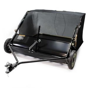 Wiltec Balai ramasseur &ndash; 1725 x 1035 x 585 mm &ndash; Largeur de 96 cm &ndash; capacit&eacute; 340 l &ndash; avec Roues en Caoutchouc &ndash; Balayeuse ramasseuse tract&eacute;e Nettoyeur de pelouse pour Tondeuse autoport&eacute;e ATV (Wiltec Wildanger Technik GmbH, neuf)